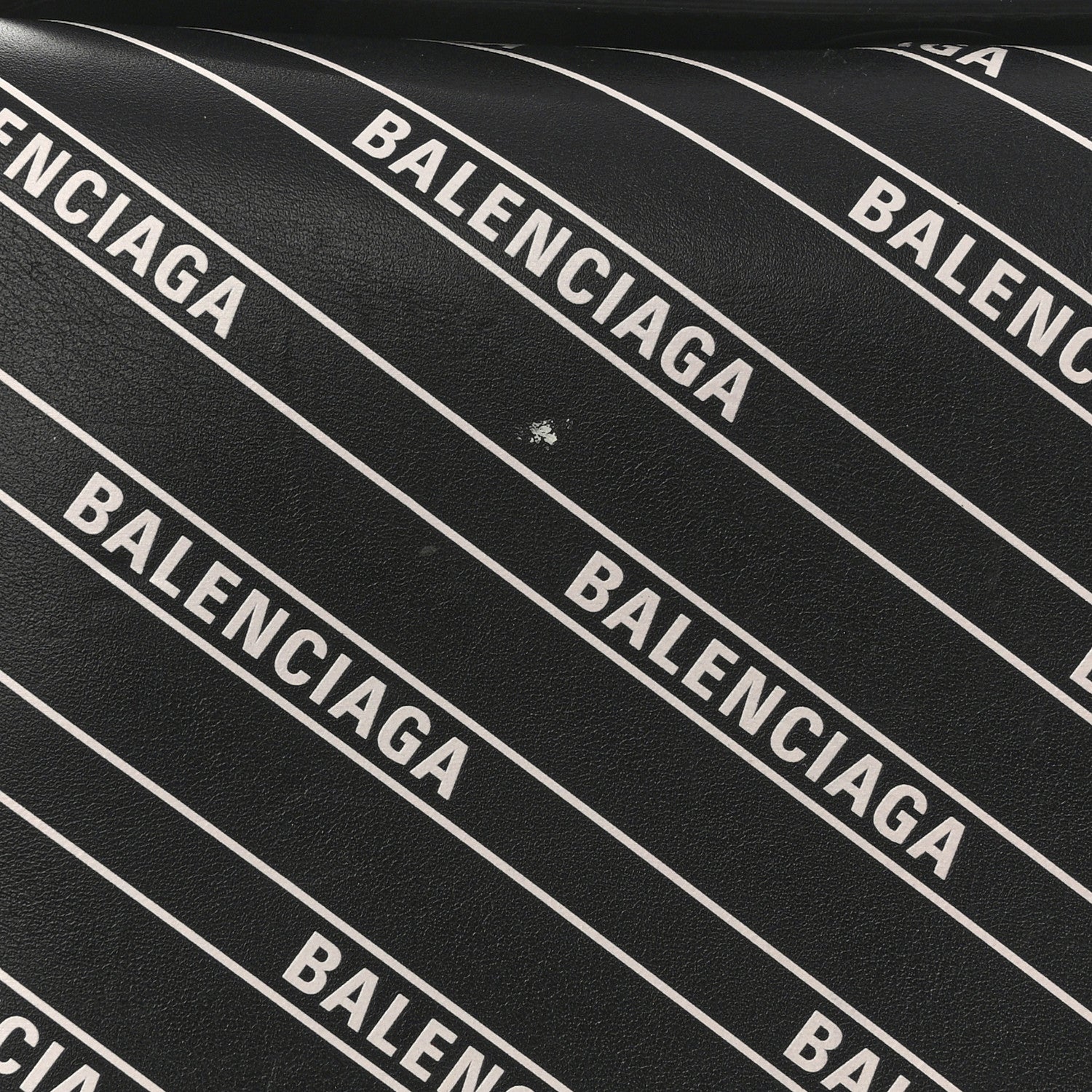 Balenciaga Calfskin All Over Logo Flap S Bag Black 12 of 19