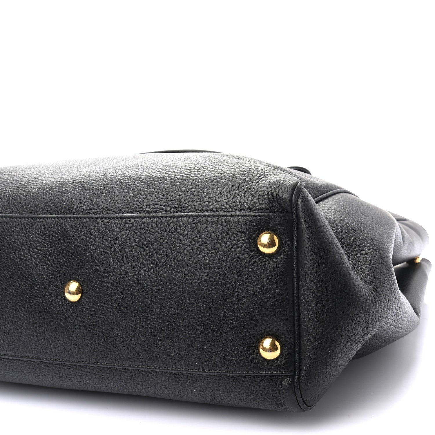 Gucci Pebbled Calfskin Medium 1973 Tote Black 8 of 8
