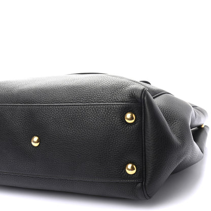Gucci Pebbled Calfskin Medium 1973 Tote Black 8 of 8