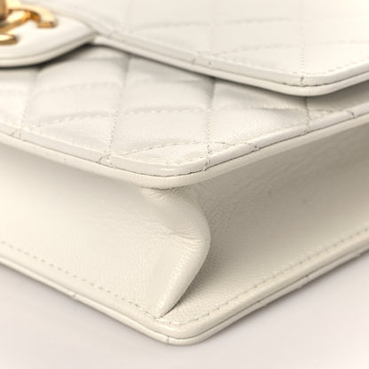 Chanel Lambskin Quilted Small Chic Pearls Flap White 9 of 9