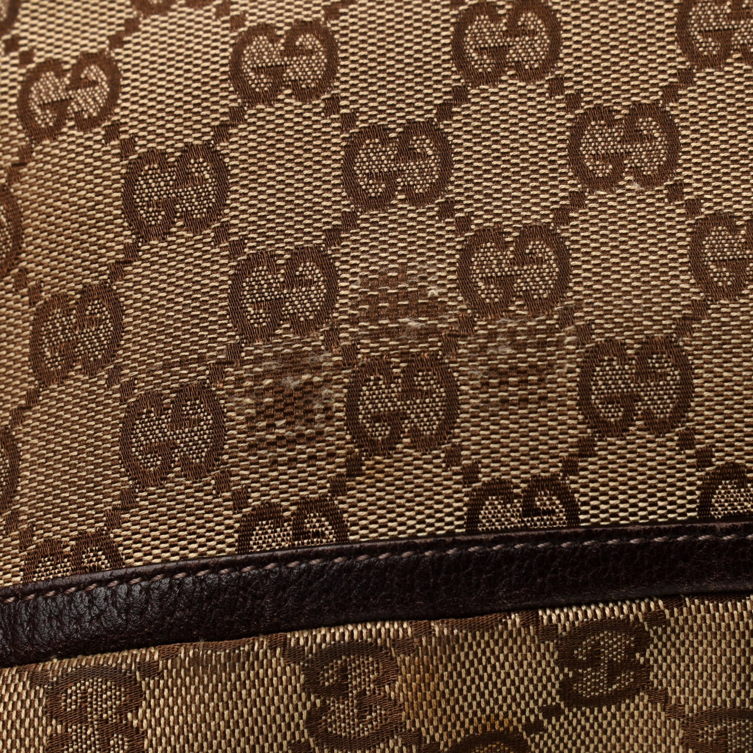 Gucci Monogram Large Abbey Tote Dark Brown 16 of 19