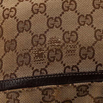 Gucci Monogram Large Abbey Tote Dark Brown 16 of 19