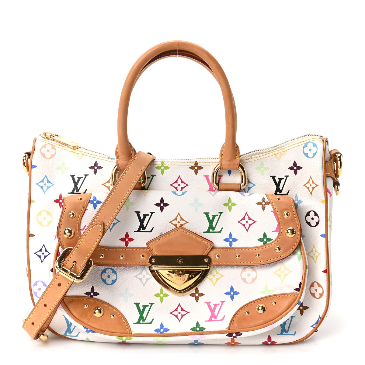 Louis Vuitton Monogram Multicolor Rita White 1 of 9