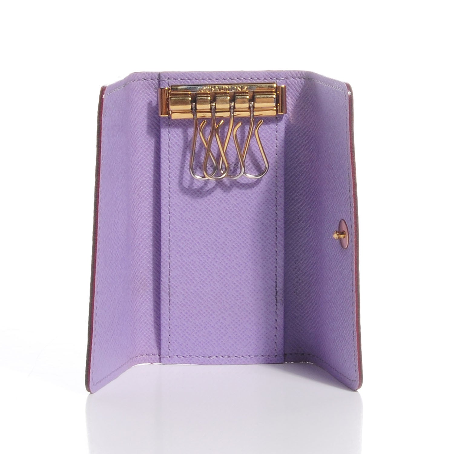 Louis Vuitton Monogram Multicolor Multicles 4 Key Holder Violet 5 of 7