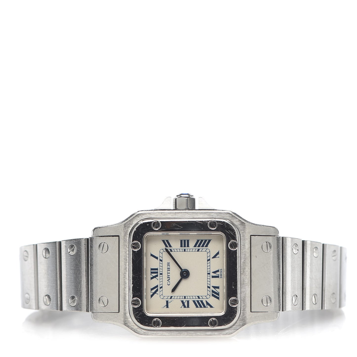 Stainless Steel 24mm Santos de Galbee Quartz Watch