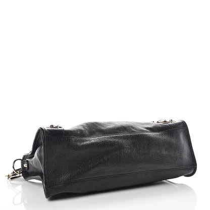 Balenciaga Chevre Gold Metallic Edge Hardware City Black 4 of 10