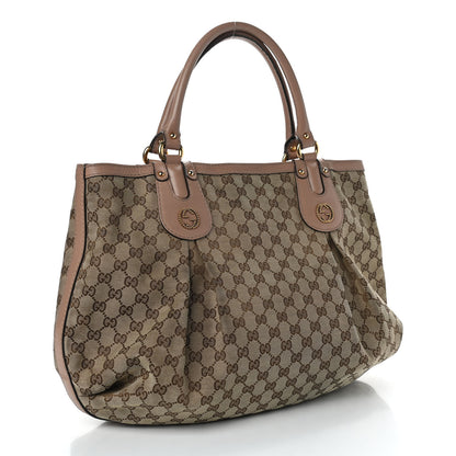 Gucci Monogram Large Scarlett Stud Tote Dusty Rose 2 of 16