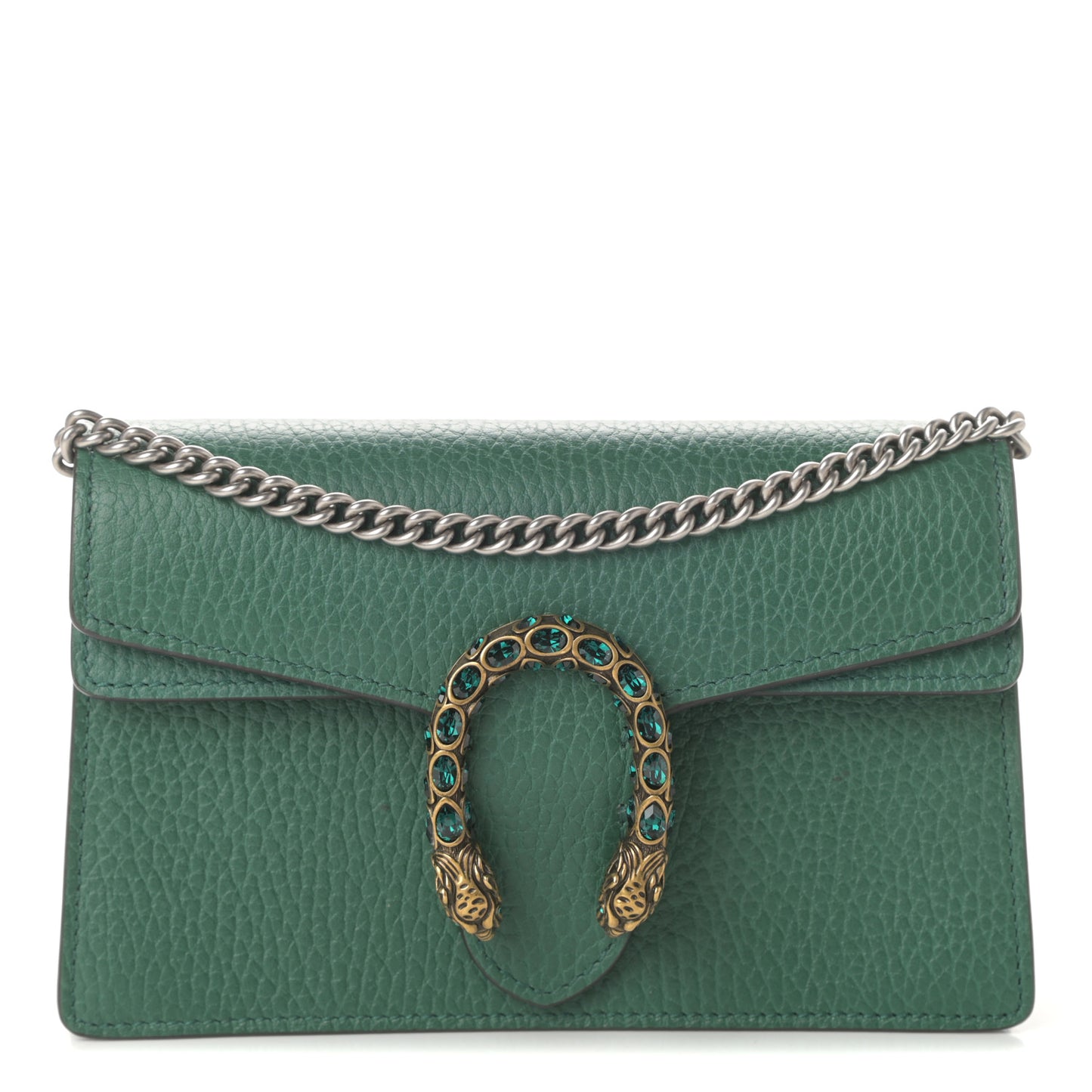 Calfskin Super Mini Dionysus Shoulder Bag Emerald