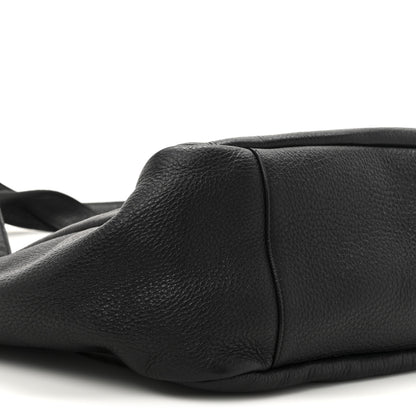 Saint Laurent Grained Deerskin Bea Tote Black 10 of 11