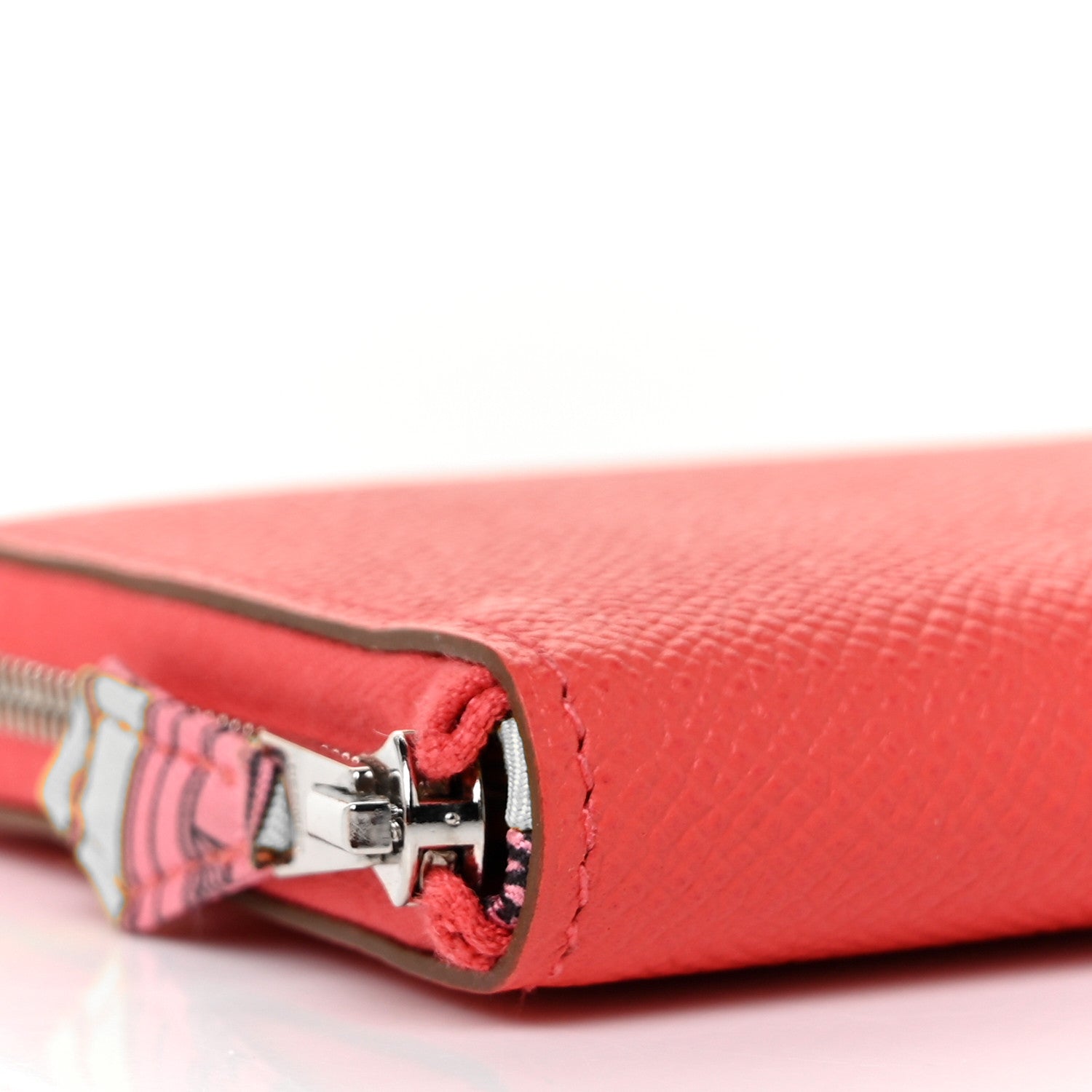 Hermes Epsom Silk'In Compact Wallet Rose Jaipur 7 of 9