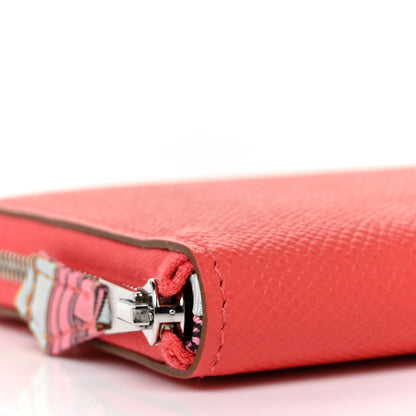 Hermes Epsom Silk'In Compact Wallet Rose Jaipur 7 of 9