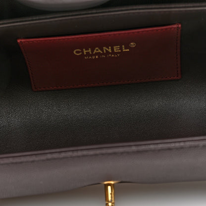 Chanel Shiny Caviar Preppy Coco Small Bowling Bag Black 5 of 10