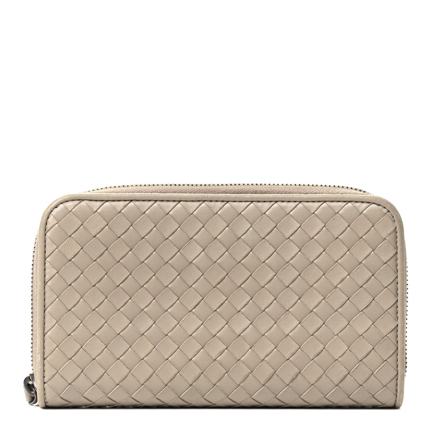 Nappa Intrecciato Zip Around Wallet Limo