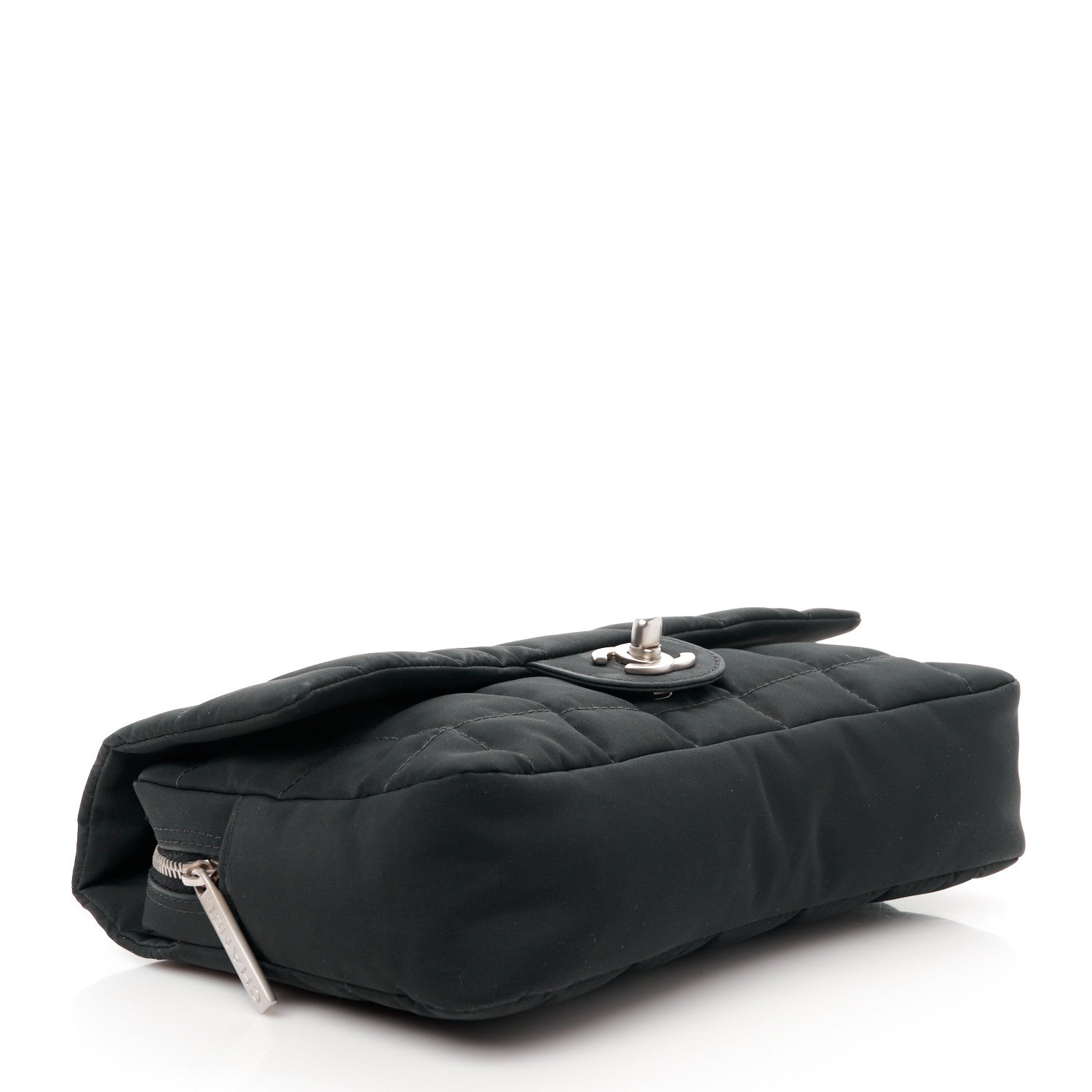 Chanel Nylon Square Quilted Flap Black 4 of 13