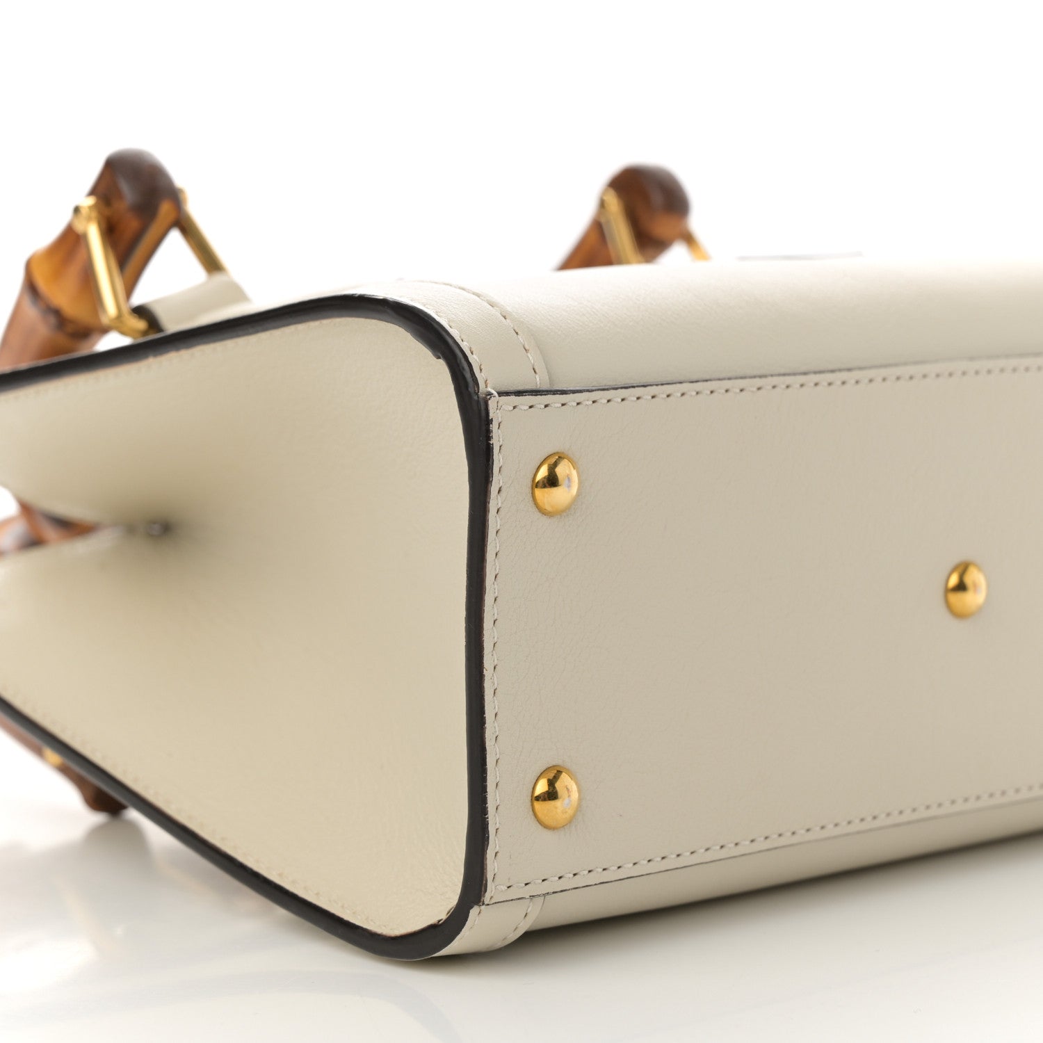 Gucci Wonka Grain Calfskin Mini Diana Tote Bag Mystic White 10 of 18