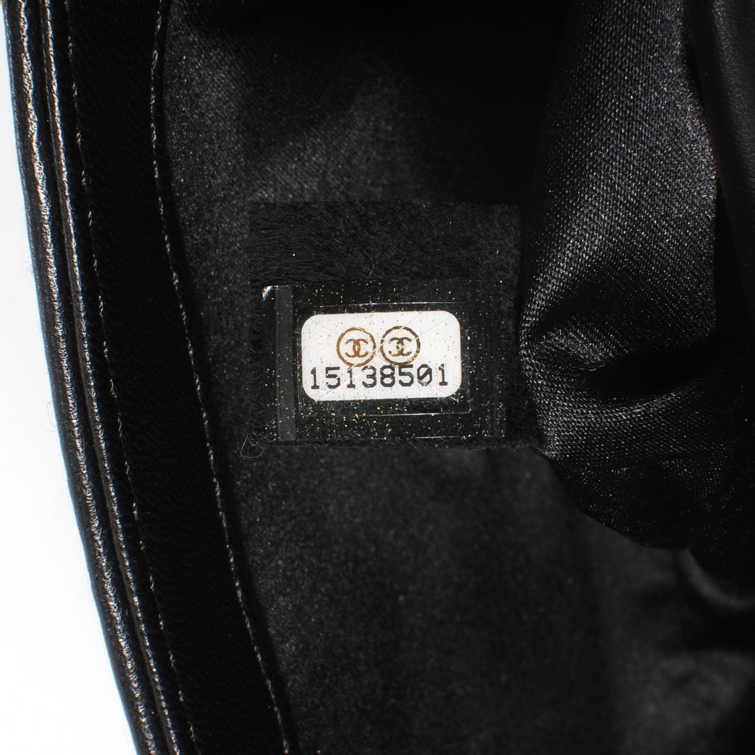 Chanel Lambskin Patchwork Stitched Small Flap Black 8 of 9