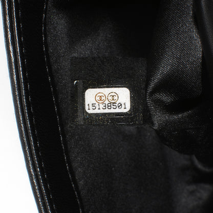 Chanel Lambskin Patchwork Stitched Small Flap Black 8 of 9