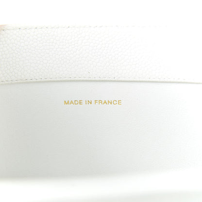 Chanel Caviar CC Tote White 10 of 12