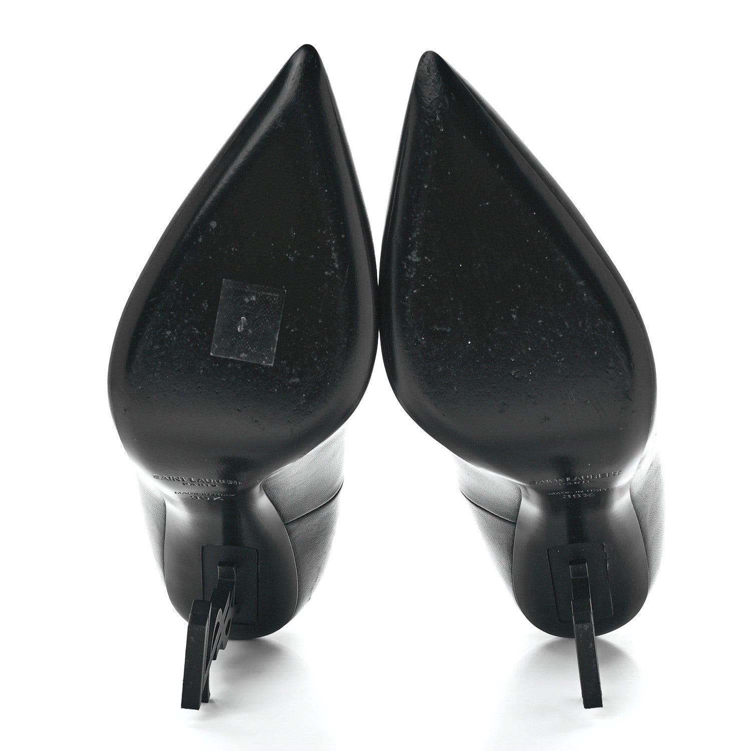 Saint Laurent Calfskin Opyum 110 Pumps 39.5 Black 5 of 9