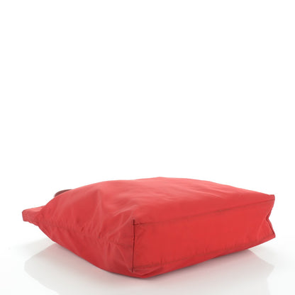 Prada Nylon Vela Shopping Tote Rosso 4 of 8