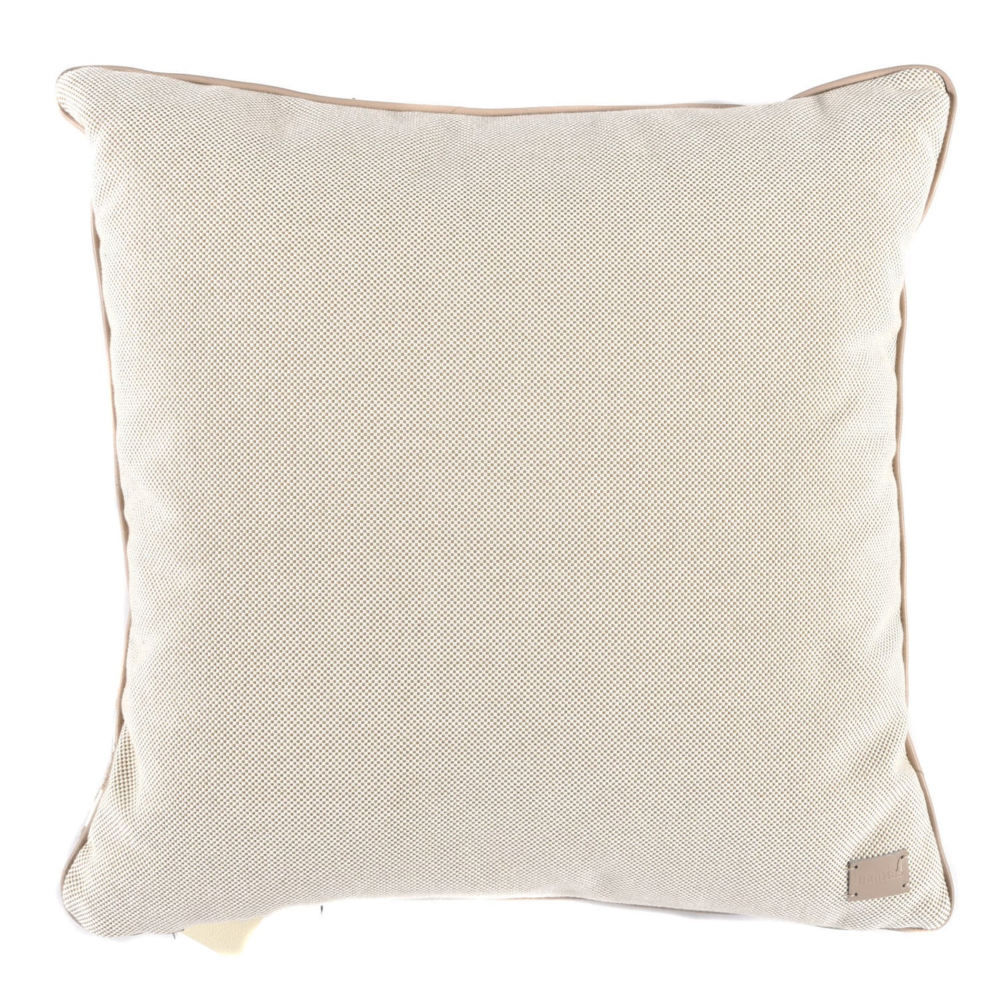 Cotton Canvas H Infini Pillow Sable