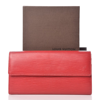 Louis Vuitton Epi Sarah Wallet Rubis 15 of 15