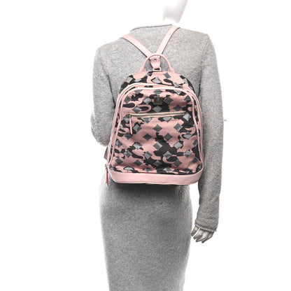 MCM Nylon Camo Backpack Pink Blush 3 of 19