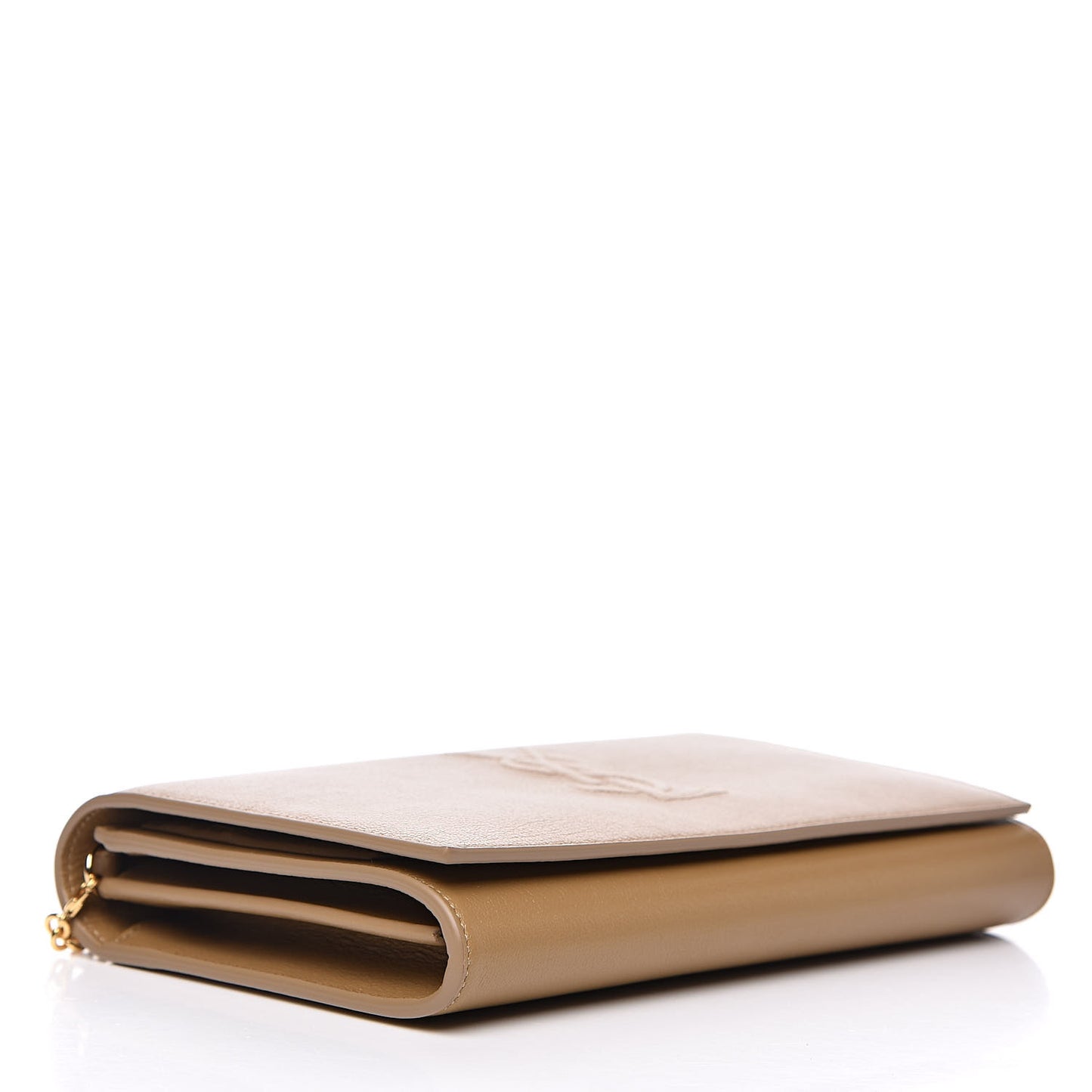 Calfskin Belle de Jour Chain Clutch Beige