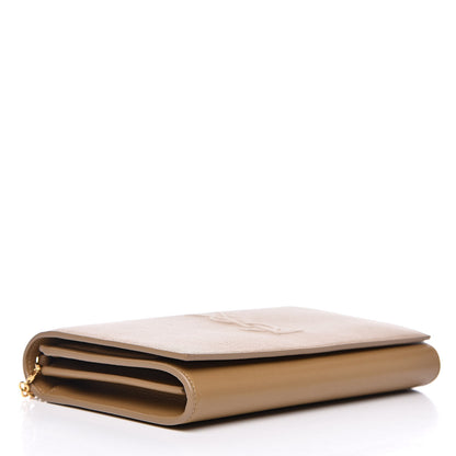 Saint Laurent Calfskin Belle de Jour Chain Clutch Beige 4 of 11