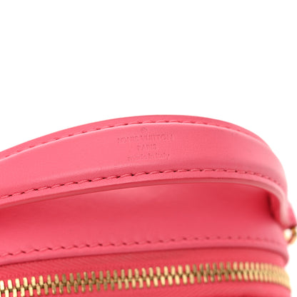 Louis Vuitton Calfskin Embroidered Monogram Pop My Heart Bag Pouch Dragon Fruit Pink 6 of 8