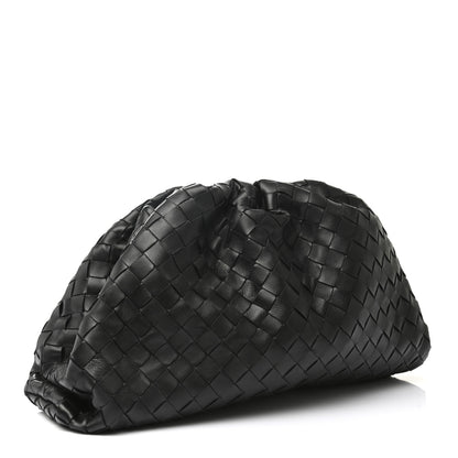 Bottega Veneta Nappa Maxi Intreccio The Pouch Oversized Clutch Black 3 of 10