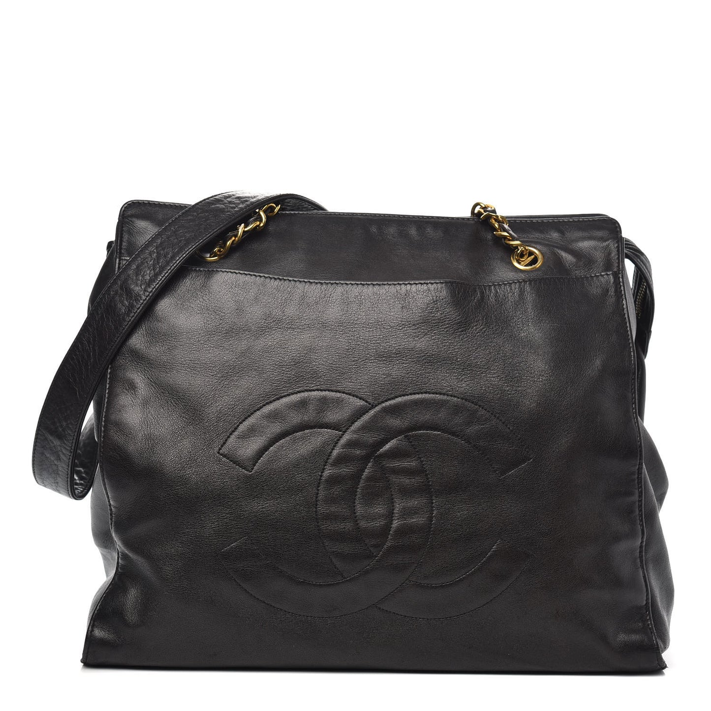 Lambskin CC Tote Brown