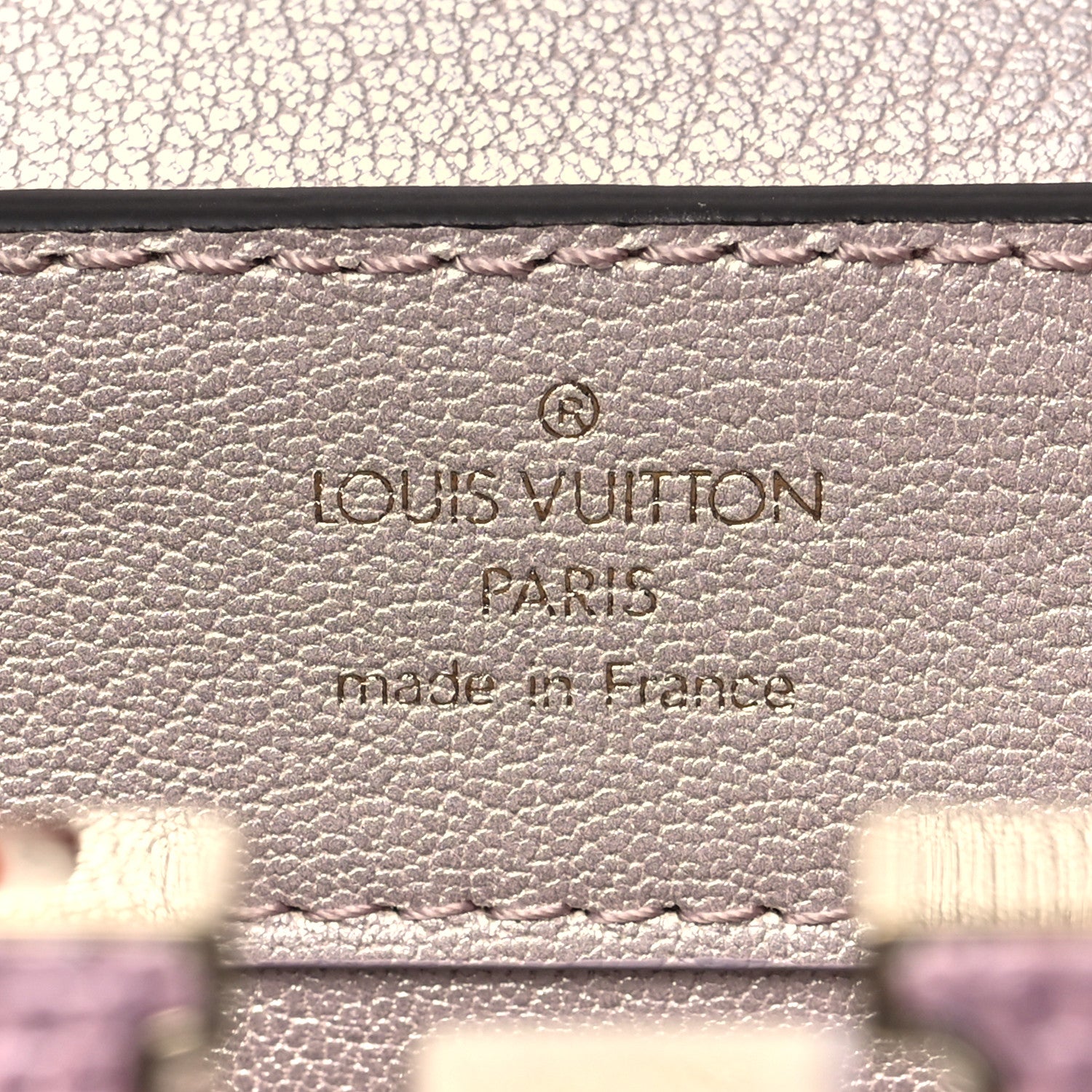Louis Vuitton Metallic Lizard Kintsugi Capucines Mini Wisteria Purple 6 of 9