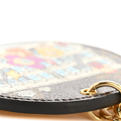 Louis Vuitton Monogram 2022 Christmas Animation New York Soho Bag Charm Key Ring Yellow 5 of 5