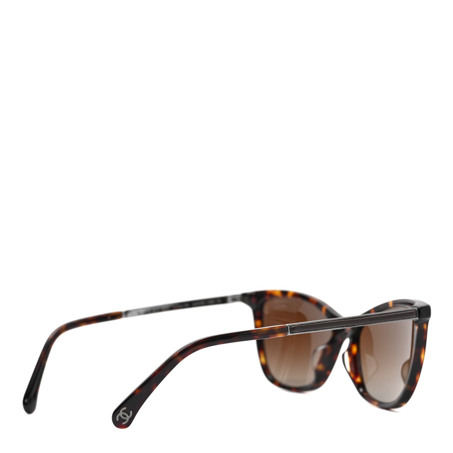 Acetate Polarized CC Cat Eye Sunglasses 5437-Q-A Tortoise