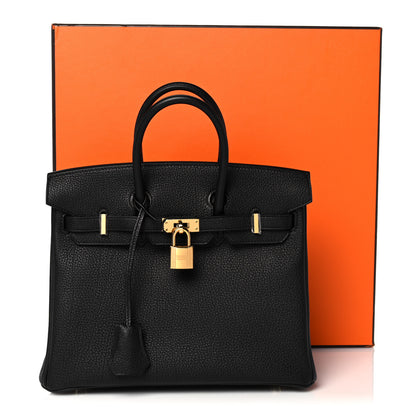 Hermes Togo Birkin 25 Black 35 of 35