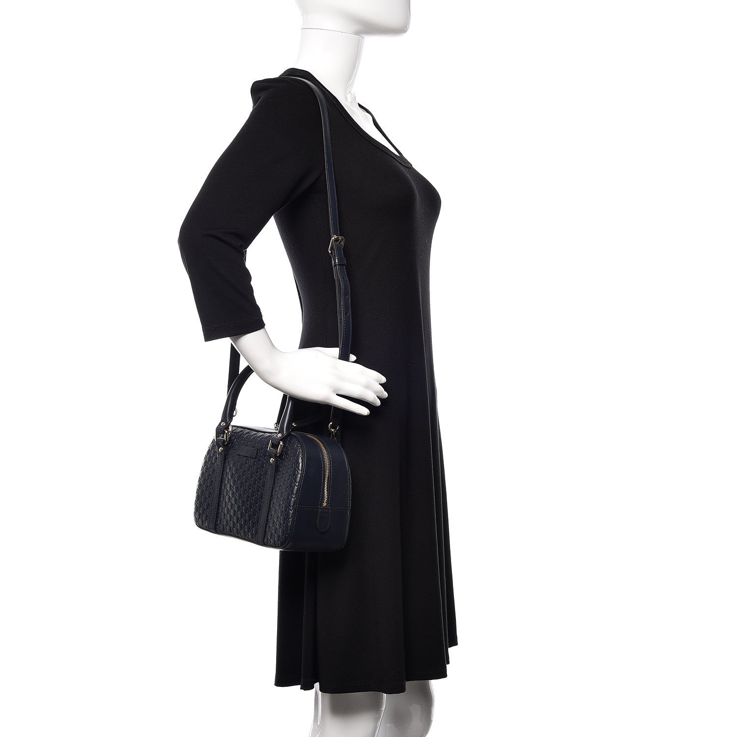 Gucci Soft Microguccissima Small Crossbody Bag Blue 2 of 10