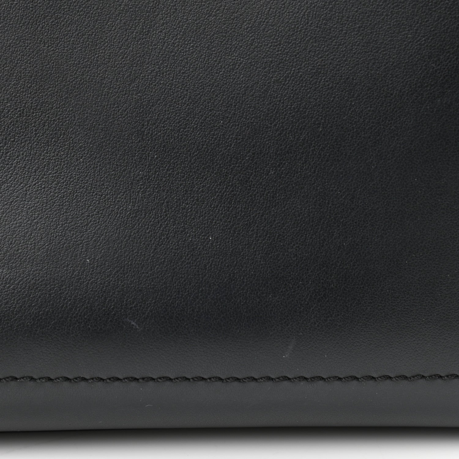 Fendi Vitello Baltico Dolce DotCom Satchel Black Blue Royal 14 of 14