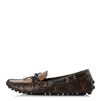 Louis Vuitton Patent Reverse Monogram Gloria Loafers 39 1 of 10