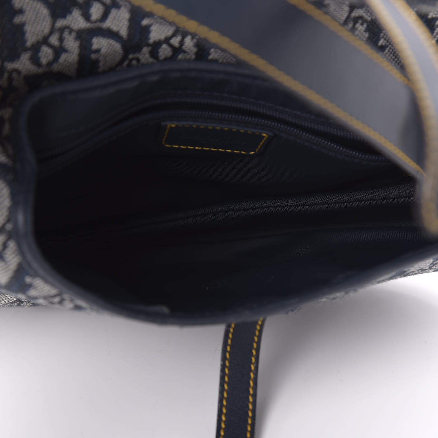 Christian Dior Monogram Saddle Bag Blue 5 of 10