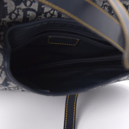 Christian Dior Monogram Saddle Bag Blue 5 of 10