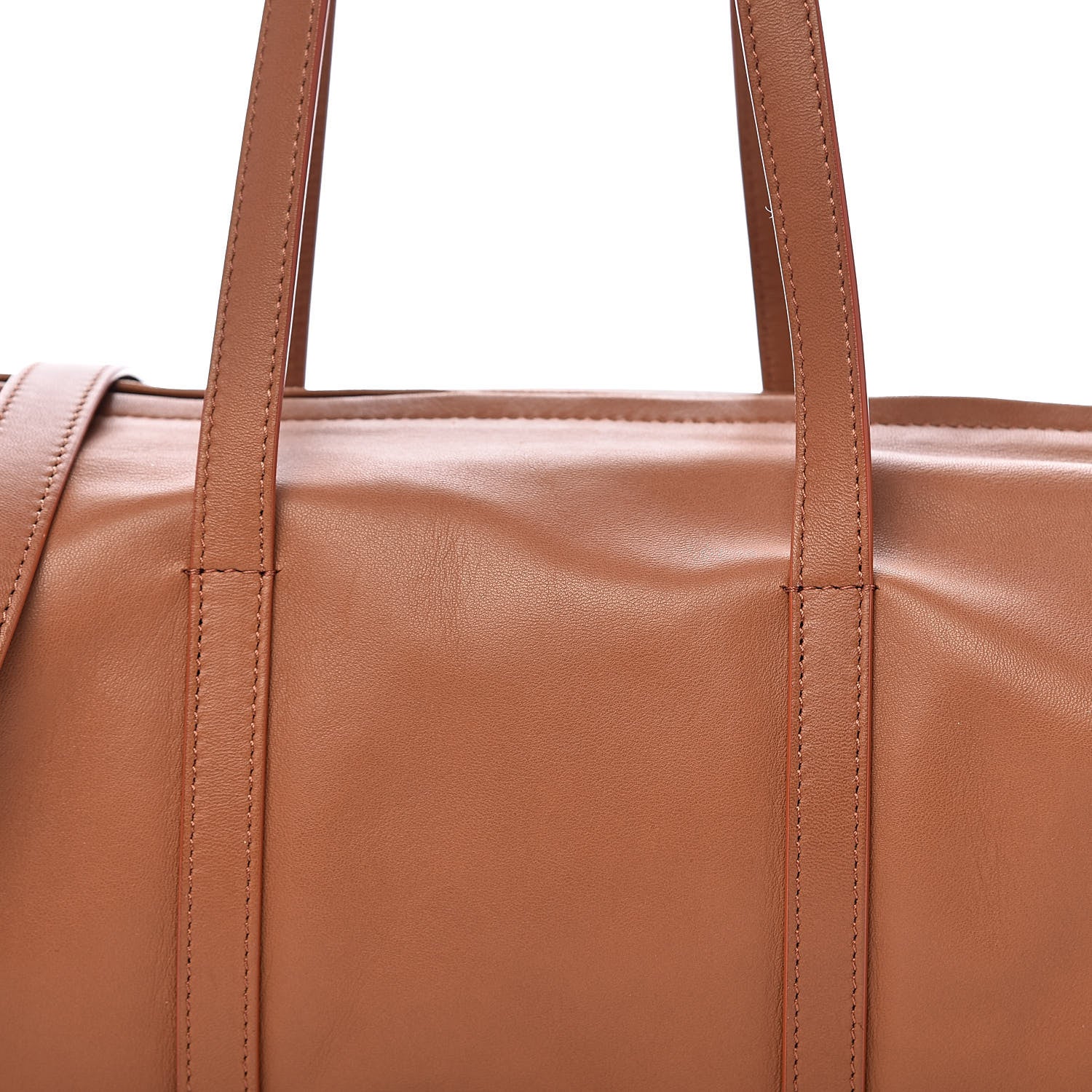 Mansur Gavriel Lambskin Mini Duffel Bag Saddle 12 of 12