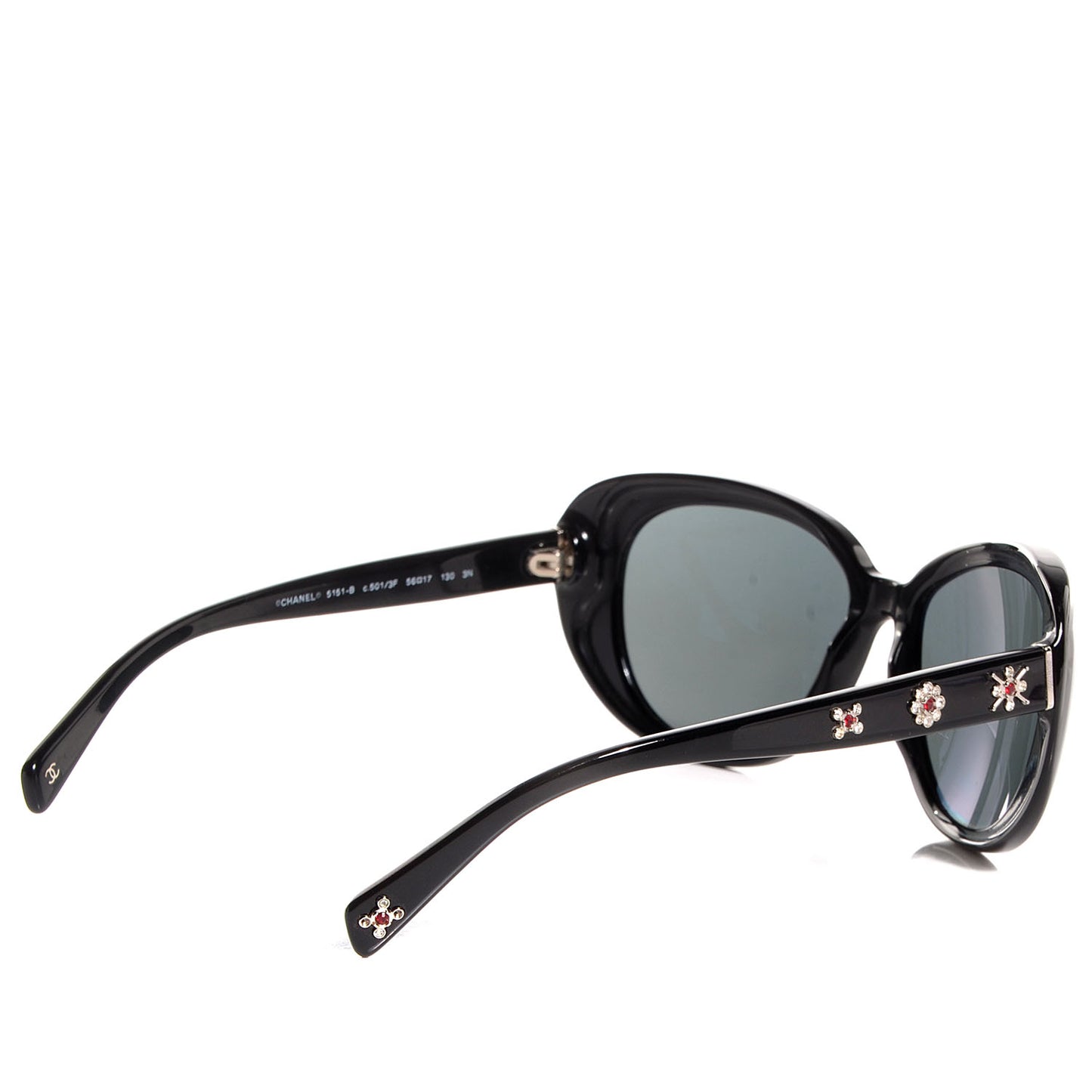 Crystal CC Sunglasses 5151-B Black