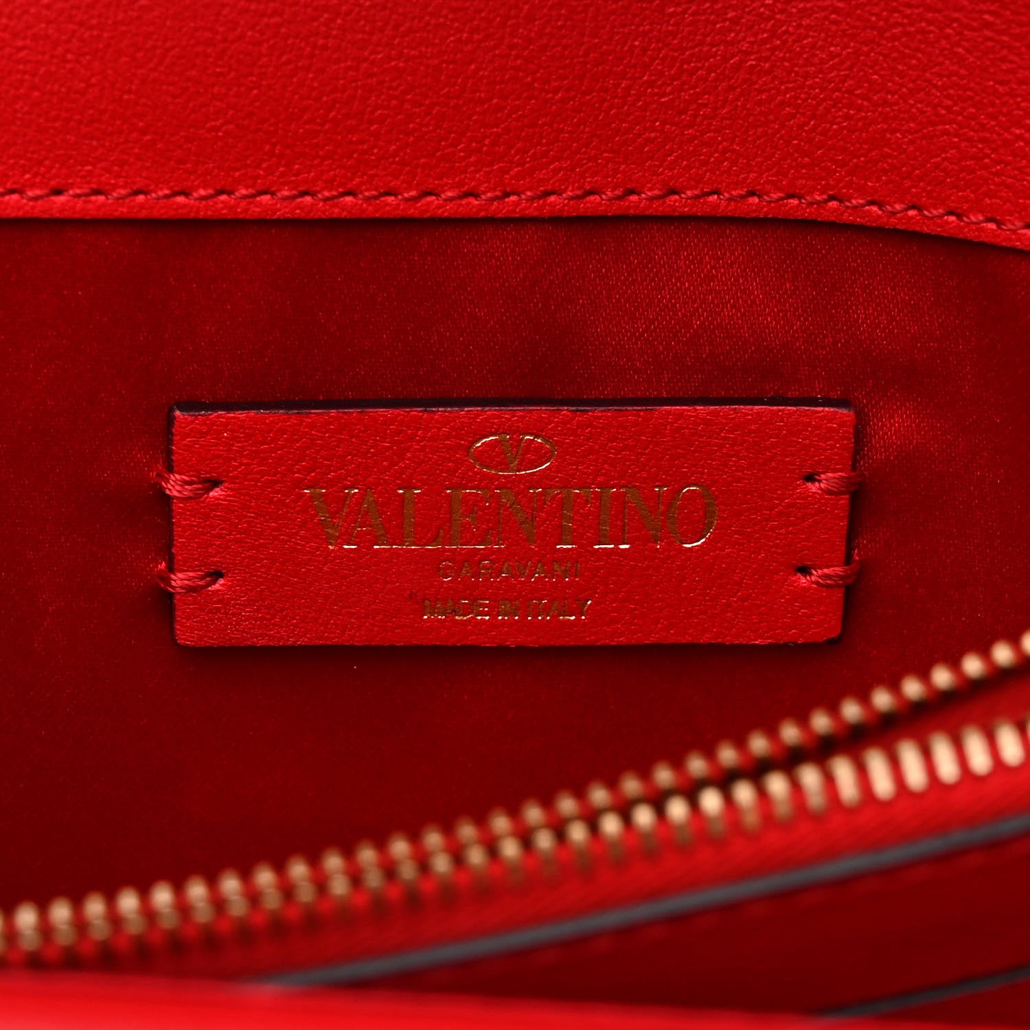 Valentino Garavani Smooth Calfskin Mini Vring Crossbody Bag Rouge Pur 6 of 9