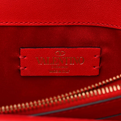 Valentino Garavani Smooth Calfskin Mini Vring Crossbody Bag Rouge Pur 6 of 9