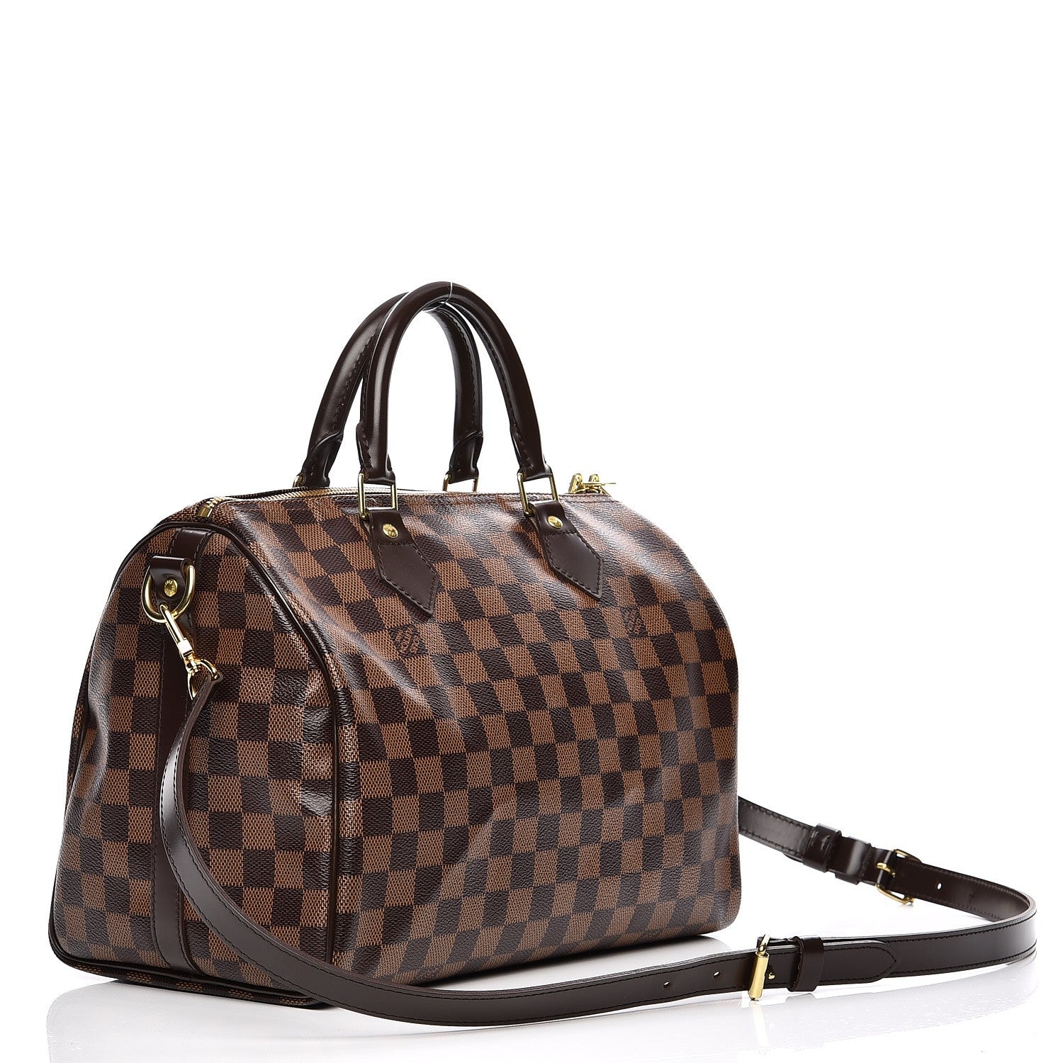 Louis Vuitton Damier Ebene Speedy Bandouliere 30 2 of 11