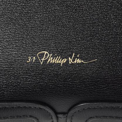 3.1 Phillip Lim 3.1 Embossed Grain Calfskin Pashli Camera Shoulder Bag Black 9 of 11