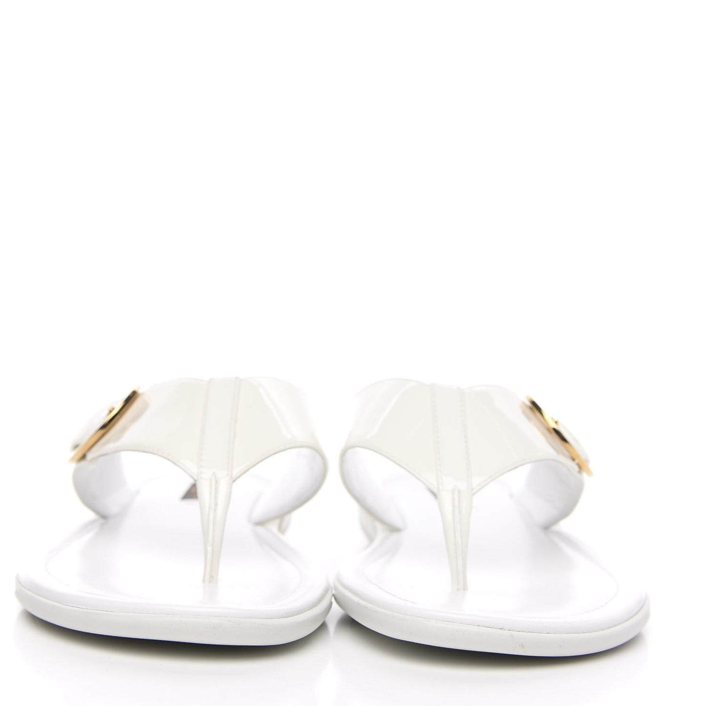 Calfskin Kiwi Sandals 40 White