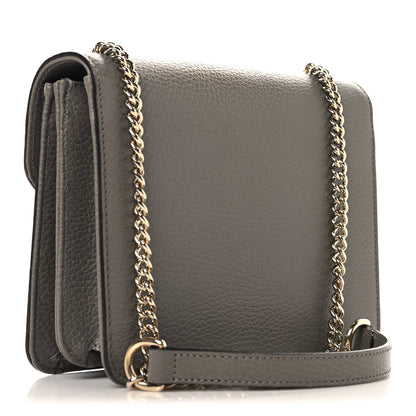 Gucci Dollar Calfskin Small Interlocking G Shoulder Bag Loess 2 of 10