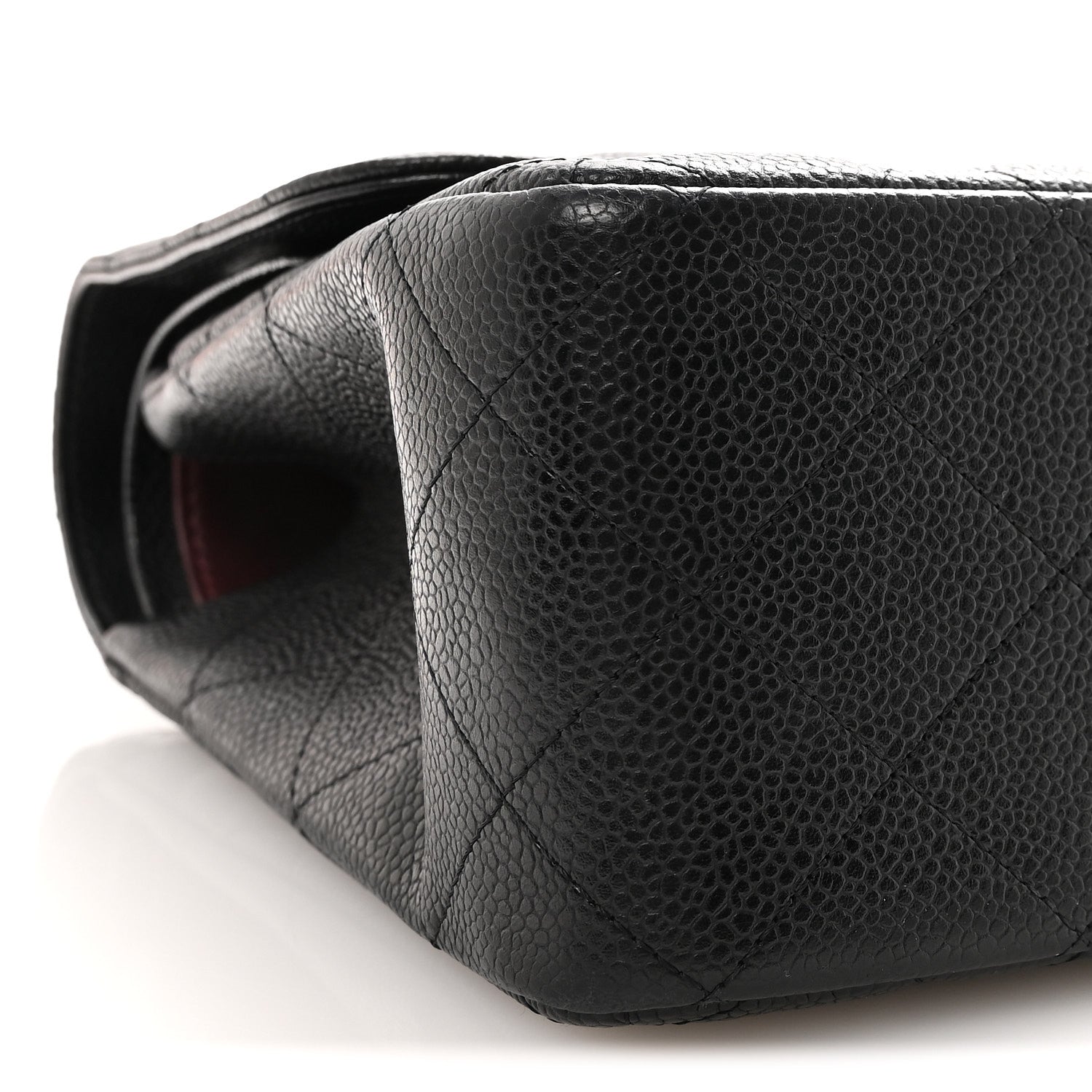 Chanel Caviar Quilted Jumbo Double Flap Black 9 of 10